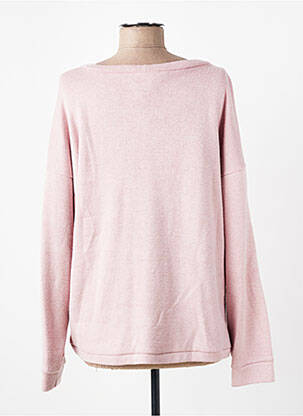 Pull stretch manches longues rose NOBELLE STORE femme