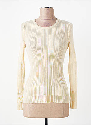 Pull stretch manches longues or CLAUDIUS femme