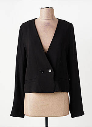 Blazer poignets boutonnés noir LA FEE MARABOUTEE femme