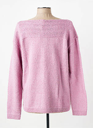 Pull col bateau manches longues violet THERMOLACTYL BY DAMART femme