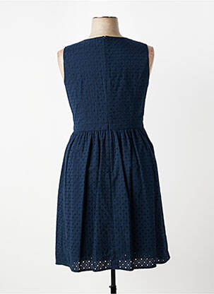 Robe mi-longue sans manche sans manche bleu BROOKS BROTHERS femme