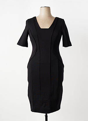 Robe mi-longue manches 3/4 manches 3/4 noir BROOKS BROTHERS femme