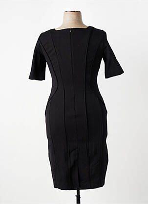 Robe mi-longue manches 3/4 manches 3/4 noir BROOKS BROTHERS femme