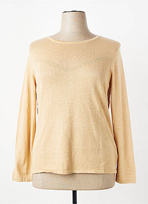 Pull coupe cintrée manches longues beige THERMOLACTYL BY DAMART femme