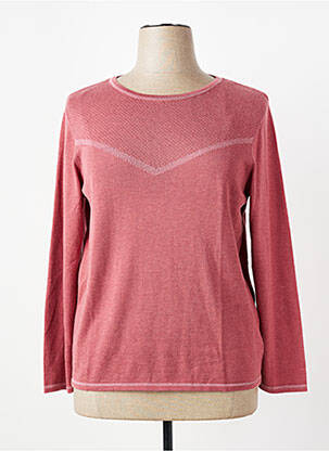 Pull coupe cintrée manches longues rose THERMOLACTYL BY DAMART femme
