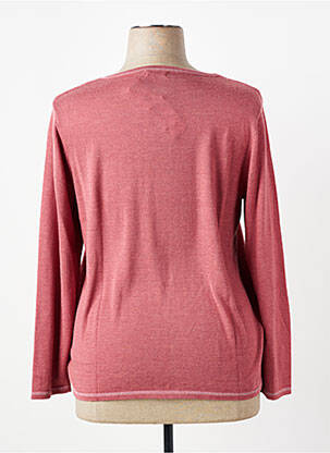 Pull coupe cintrée manches longues rose THERMOLACTYL BY DAMART femme