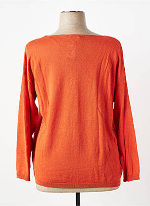 Pull stretch manches longues orange DAMART femme