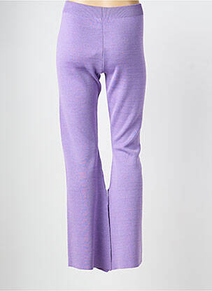 Pantalon flare taille élastique taille normale violet TOMMY HILFIGER femme