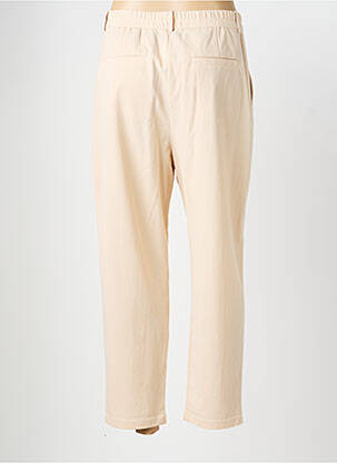 Pantalon 7/8 taille haute taille haute beige COMPTOIR DES COTONNIERS femme