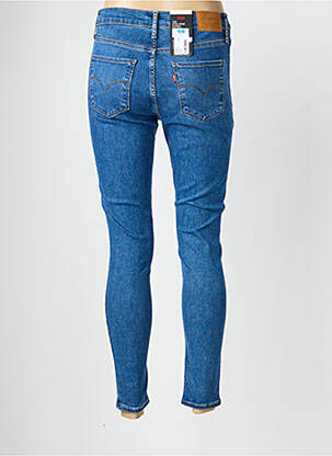 Jeans skinny effet usé délavé taille haute bleu LEVI'S femme