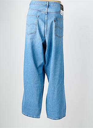 Jeans coupe large effet usé délavé taille normale bleu LEVI'S femme
