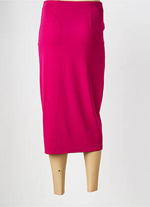 Jupe mi-longue stretch rose RALPH LAUREN femme