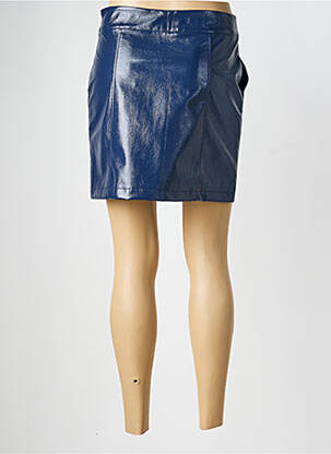 Jupe courte poches bleu LA FEE MARABOUTEE femme