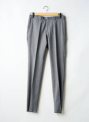 Pantalon slim tissage chiné taille normale gris FACONNABLE homme