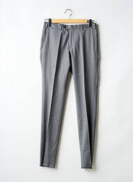 Pantalon slim tissage chiné taille normale gris FACONNABLE homme