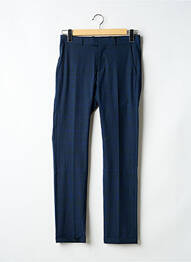 Pantalon slim tissage popeline taille normale bleu IKKS homme