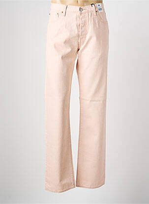 Jeans coupe droite fermeture boutonnée sur le devant taille normale rose LEVI'S homme