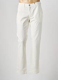 Pantalon chino tissage popeline taille normale beige FACONNABLE homme