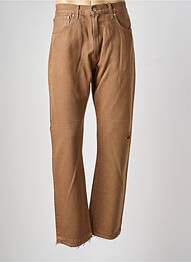 Jeans coupe droite fermeture zippée sous rabat boutonné taille normale marron LEVI'S homme