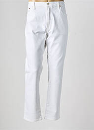 Jeans coupe droite fermeture zippée sous rabat boutonné taille normale blanc RALPH LAUREN homme