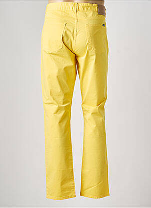 Pantalon slim tissage popeline taille normale jaune FACONNABLE homme