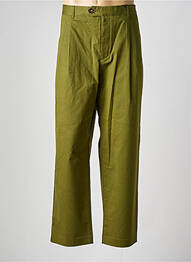 Pantalon chino tissage popeline taille normale vert TOMMY HILFIGER homme