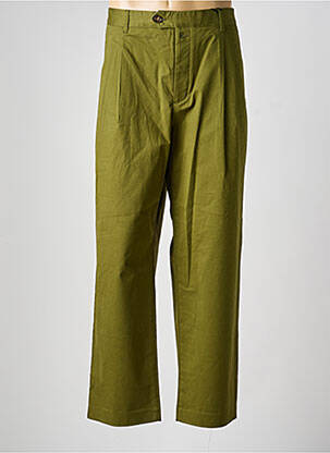Pantalon chino tissage popeline taille normale vert TOMMY HILFIGER homme