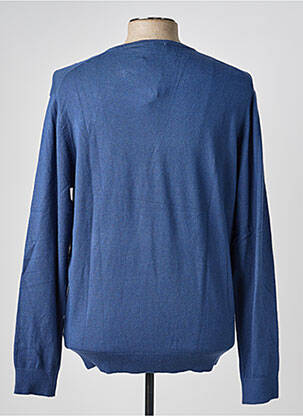 Pull col v manches longues bleu COMPAGNIA DEL CACHEMIRE homme