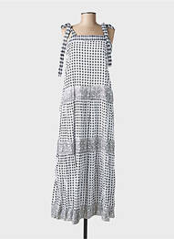Robe longue manches bretelles ajustables fines bretelles noir RHUM RAISIN femme