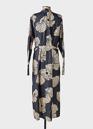 Robe longue manches longues manches longues noir RHUM RAISIN femme