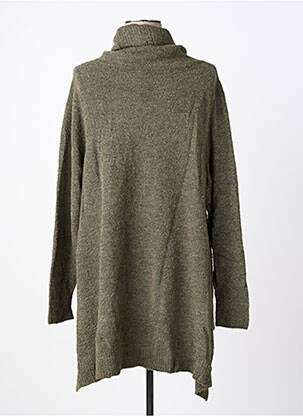 Pull tunique manches longues manches longues vert RHUM RAISIN femme