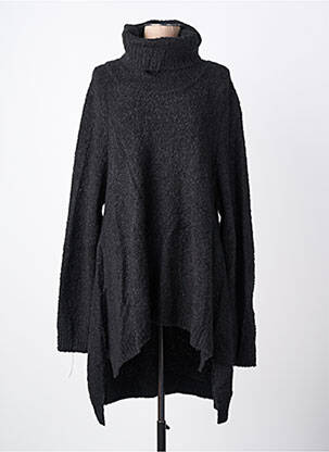 Pull tunique manches longues manches longues noir RHUM RAISIN femme