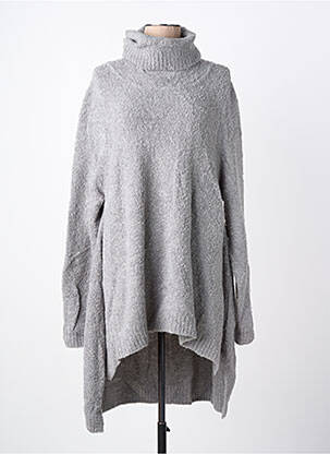 Pull tunique manches longues manches longues gris RHUM RAISIN femme