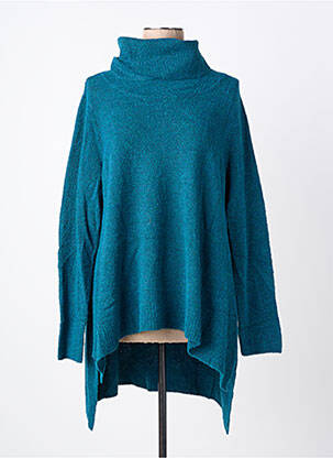Pull tunique manches longues manches longues bleu RHUM RAISIN femme