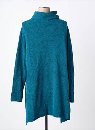 Pull tunique manches longues manches longues bleu RHUM RAISIN femme