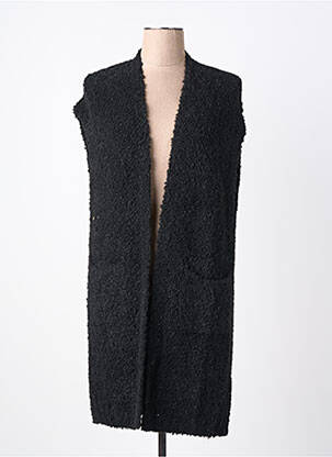 Gilet sans manche coupe cintrée noir RHUM RAISIN femme