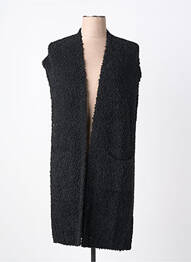 Gilet sans manche coupe cintrée noir RHUM RAISIN femme