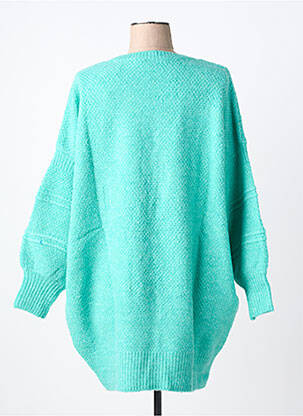 Pull tunique manches longues manches longues bleu RHUM RAISIN femme
