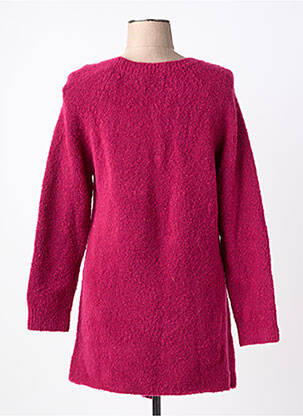 Pull tunique col rond manches longues violet RHUM RAISIN femme