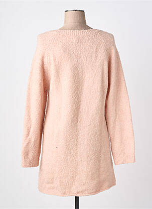 Pull tunique col rond manches longues rose RHUM RAISIN femme