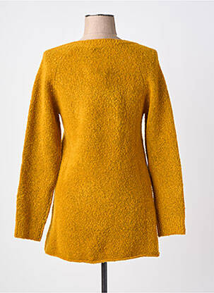 Pull tunique col rond manches longues jaune RHUM RAISIN femme