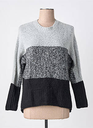 Pull coupe droite manches longues noir RHUM RAISIN femme