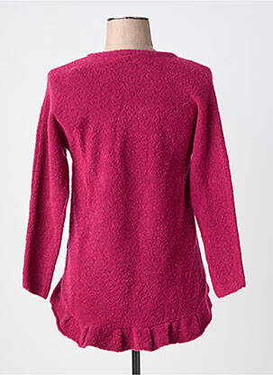 Pull coupe cintrée manches longues violet RHUM RAISIN femme
