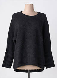 Pull col rond manches longues noir RHUM RAISIN femme