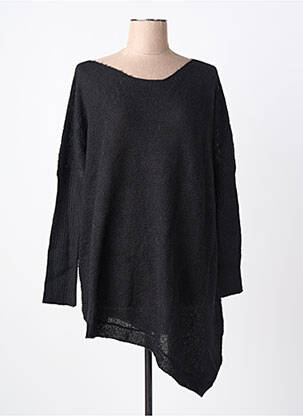 Pull coupe droite manches longues noir RHUM RAISIN femme