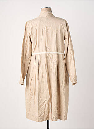 Veste casual coupe droite beige fonce RHUM RAISIN femme