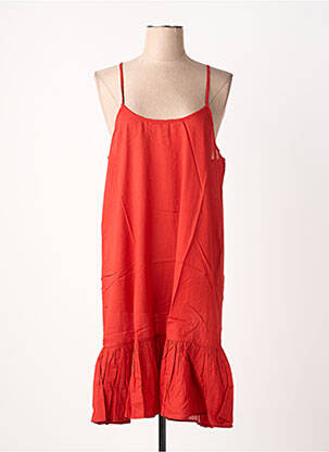 Jupon /fond de robe coupe droite rouge RHUM RAISIN femme