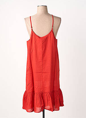 Jupon /fond de robe coupe droite rouge RHUM RAISIN femme