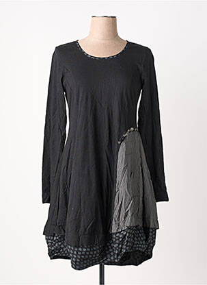 Tunique manches longues col rond noir RHUM RAISIN femme