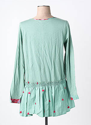 Tunique manches longues col rond vert RHUM RAISIN femme